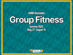 Group Fitness Summer 2025, May 27 - August 14