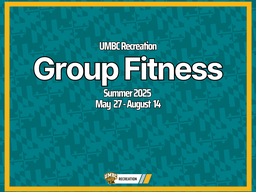 Group Fitness, Summber 2025, May 27 - August 14