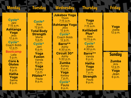 Group Fitness Fall 2025