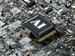 A computer board with the letters A-I written on a component of the board.