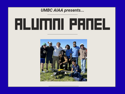 Alumni panel poster