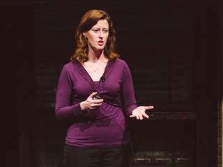 Image: Erin Lavik presenting during TEDxBroadway. Photo by TEDxBroadway, CC BY-NC-ND 2.0.