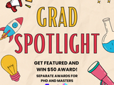 Nominate yourself to be the grad of the month!