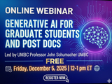 Webinar: Generative AI for Graduate Students and Post Docs
